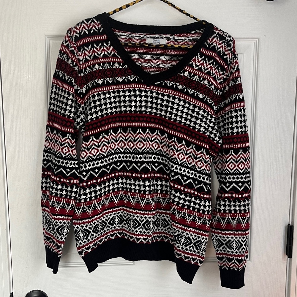 NWOT Croft & Barrow Sweater Size Large Woman’s L Holiday Sweater